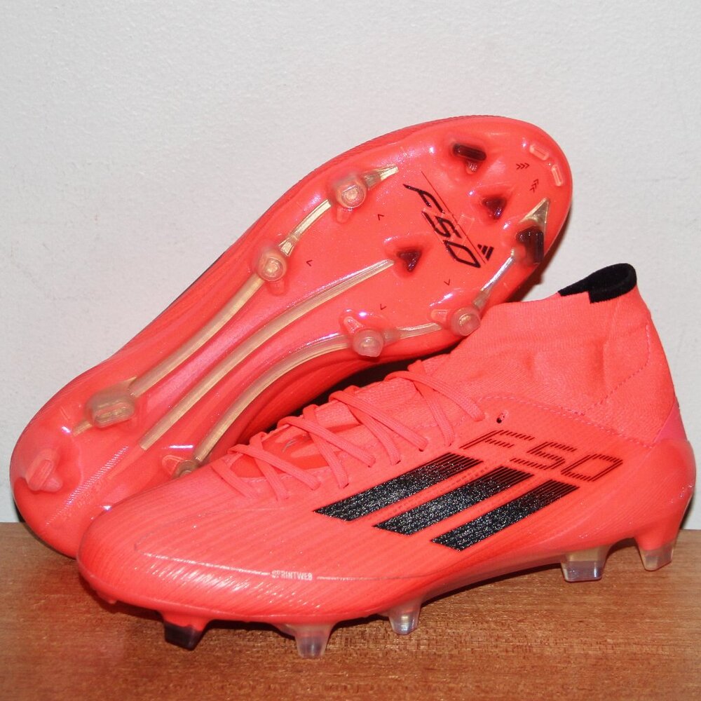 Adidas F50 Elite Mid-Cut FG Soccer Cleats Women's 5 Vivid Horizon Pink
